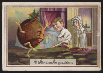 Dancing Christmas pudding (chromolitho) 作者 英语学校