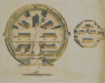 达特穆尔监狱，1810年 作者 英语学校
