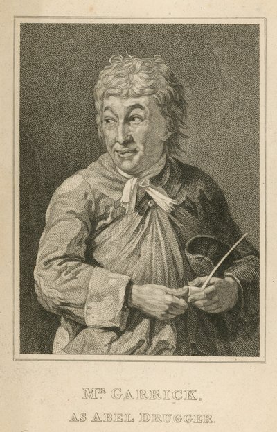 演员David Garrick饰演Abel Drugger 作者 英语学校