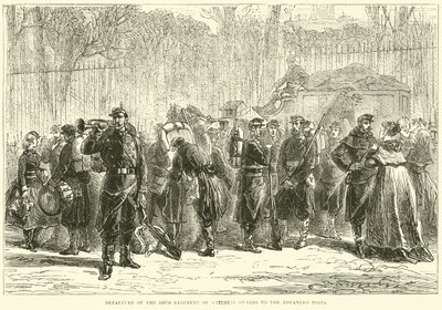 1870年10月，国民警卫队第10团离开高级职位 作者 英语学校