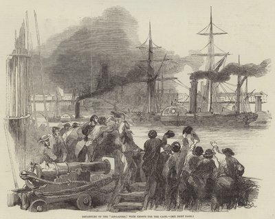 “新加坡”号出发，随部队前往开普敦（版画） 作者 英语学校