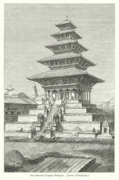 巴特岗德维-博瓦尼神庙（雕刻） 作者 英语学校