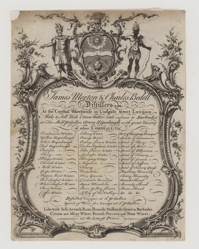 交易卡，James Morton和Charles Bedell，交易卡 作者 英语学校