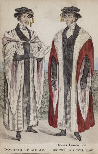 音乐博士，民法博士着装 作者 英语学校