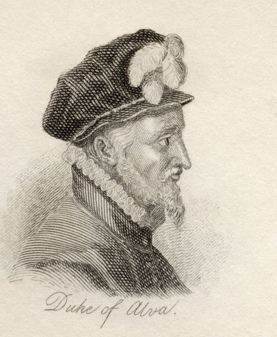 Don Fadrique Alvarez de Toledo，来自&39;Crabb&39;s Historical Dictionary&39;，于1825年出版 作者 英语学校