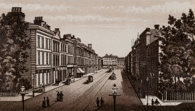Donegal Place, Belfast 1880 (litho) 作者 英语学校