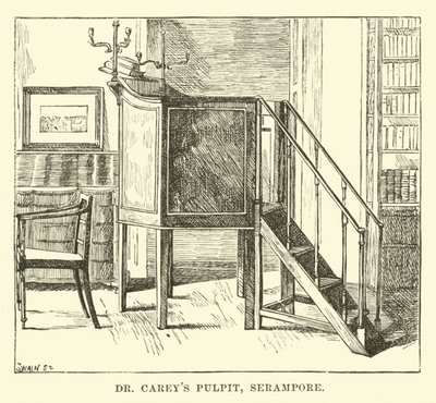 Carera Pulpit博士，Serampore 作者 英语学校