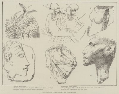 Flinders Petrie 博士的埃及发掘（版画） 作者 英语学校