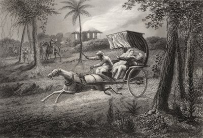 格雷厄姆博士于1857年在1857年出版的“印度叛变史”中拍摄了Sealkote Mutineers的小车。 作者 英语学校