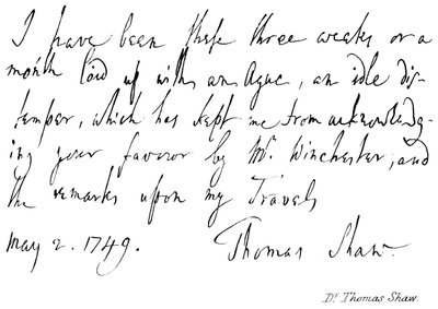 Thomas Shaw博士 作者 英语学校
