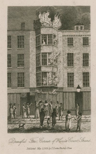 可怕的火，Henrits Court，Strand的一角 作者 英语学校