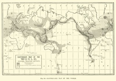世界地震地图 作者 English School