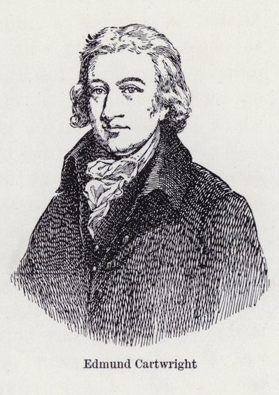 埃德蒙-卡特赖特（Edmund Cartwright），英国动力织机的发明者（litho）。 作者 英语学校