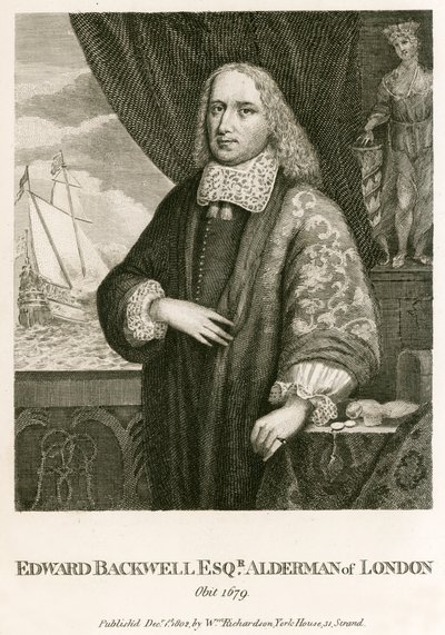 Edward Backwell，伦敦的Alderman 作者 英语学校