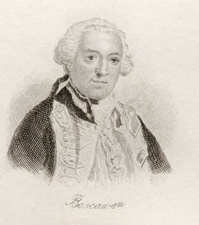 Edward Boscawen，来自&39;Crabb&39;s Historical Dictionary&39;，于1825年出版 作者 英语学校