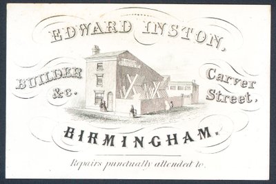 Edward Inston，建筑师，贸易卡 作者 英语学校