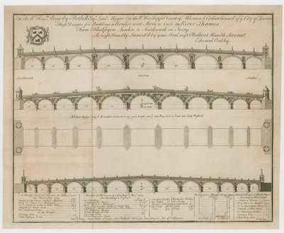 Edward Oakleys为Blackfriars Bridge设计 作者 英语学校