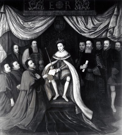 Edward VI（1537-53）于1553年向Bridewell和Bethlehem医院发放宪章（另见111677） 作者 英语学校