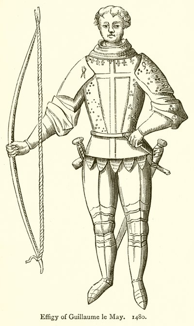 Guillaume le May的肖像画。 1480 作者 英语学校