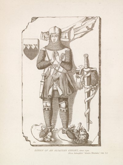 阿尔萨斯骑士的肖像，1320年 作者 英语学校