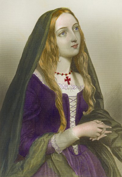伊丽莎白伍德维尔，英格兰国王爱德华四世女王，1856年亨利·G·博姆出版 作者 English School