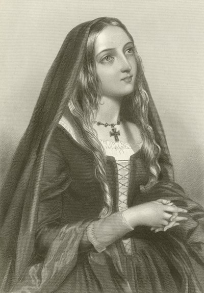 伍德维尔的伊丽莎白，爱德华四世国王的女王 作者 English School
