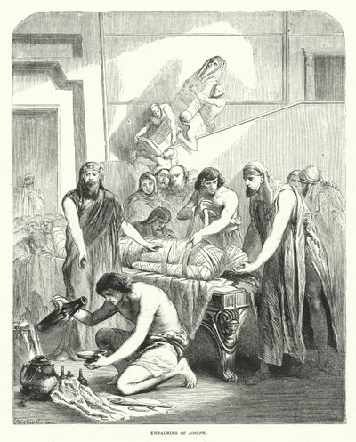 Embalming of Joseph (engraving) 作者 英语学校