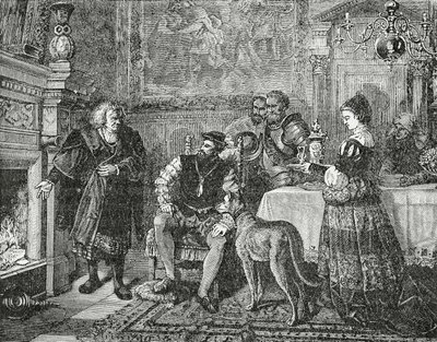 皇帝查理五世访问Fuggers，1882年 作者 英语学校