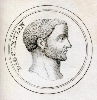 戴克里先皇帝，来自&39;Crabb&39;s Historical Dictionary&39;，1825年出版（版画） 作者 英语学校