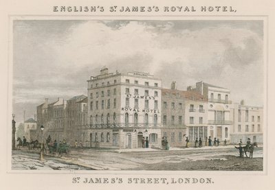 英国圣詹姆斯皇家酒店，伦敦圣詹姆斯街 作者 英语学校