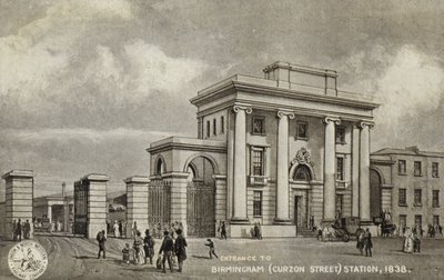 1838年进入伯明翰（Curzon Street）站 作者 英语学校