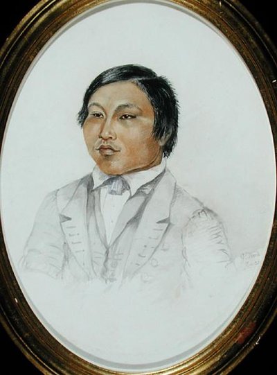 伊拉斯谟-奥古斯丁-卡利希鲁阿，约1855年（纸上水彩）。 作者 English School