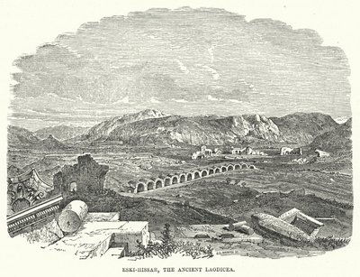 Eski-Hissar, the Ancient Laodicea (engraving) 作者 英语学校