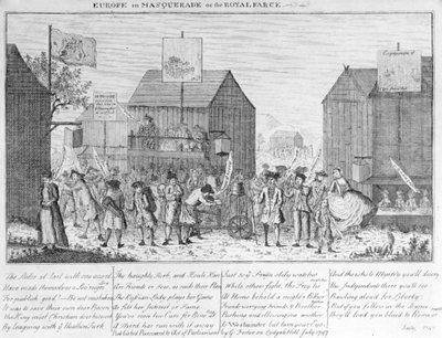 1747年，G。Foster在化妆舞会上的欧洲，或皇家法尔斯 作者 英语学校