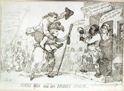 每个人都有他的爱好马，出版于1784年 作者 英语学校