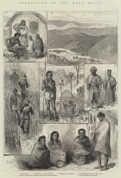 远征那迦山（版画） 作者 英语学校