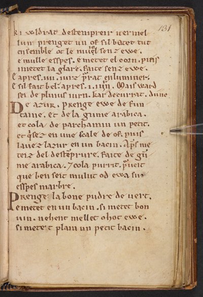 亨廷顿的亨利的《盎格鲁史》节选，科顿 MS Titus D XXIV，f.131r（牛皮纸） 作者 英语学校