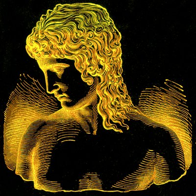 民族分歧的极端 - 最高类型 -  I：Praxiteles的爱神，来自世界人民的插图作者：John Clark Ridpath，1912年出版（数字增强图像） 作者 英语学校