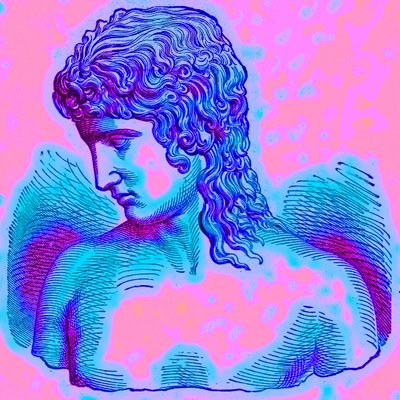 民族分歧的极端 - 最高类型 -  I：Praxiteles的爱神，来自世界人民的插图作者：John Clark Ridpath，1912年出版（数字增强图像） 作者 英语学校