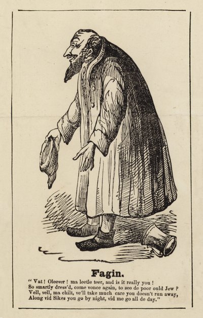 来自Oliver Twist的Fagin 作者 英语学校