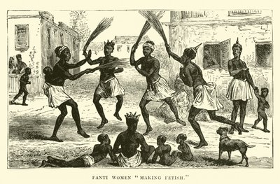 Fanti women making fetish  作者 英语学校