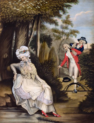 致命的好奇心，酒吧。作者：Robert Sayer和J. Bennett，1784年（mezzotint雕刻） 作者 英语学校