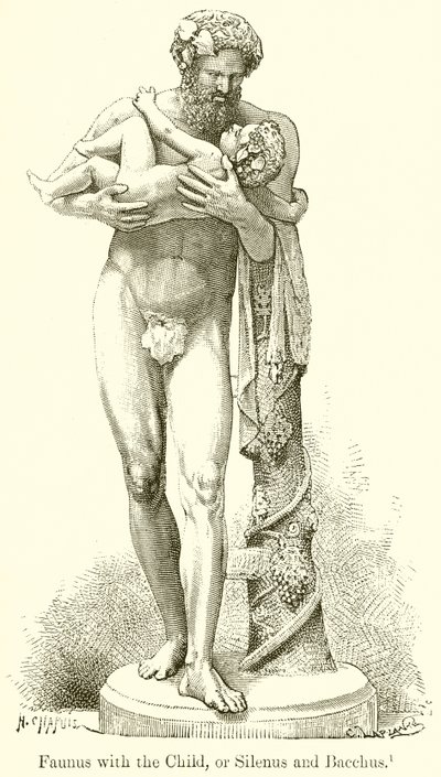 Faunus与孩子，或Silenus和Bacchus 作者 英语学校