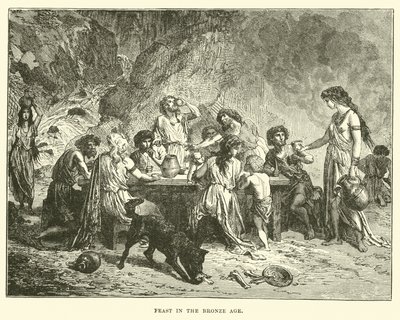Feast in the Bronze Age (engraving) 作者 英语学校