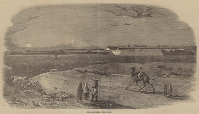 Ferozepore，堡垒（雕刻） 作者 英语学校