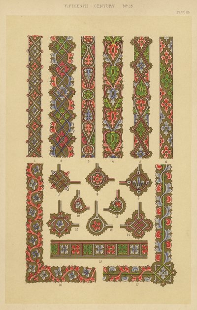 十五世纪 (chromolitho) 作者 英语学校