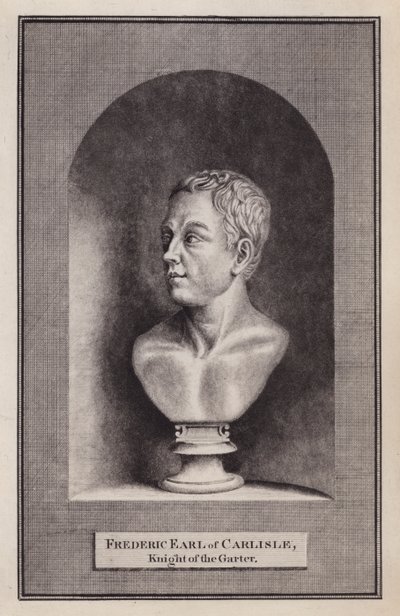 弗雷德里克·霍华德，第五代卡莱尔伯爵，英国政治家和外交家（版画） 作者 英语学校