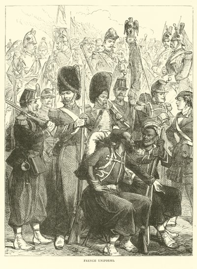 法国制服，1870年9月 作者 英语学校