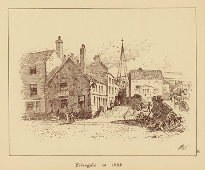 1882年的弗里亚盖特（石版画） 作者 英语学校