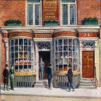Haymarket的Friborg＆Treyer，Tabacconists 作者 英语学校